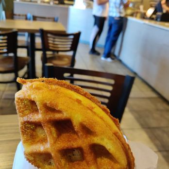Coda Bakery - Pandan/coconut Waffle. Didn't find any coconut bits in here. I'm a little disappointed. - Sandwiches Near Me - Albuquerque, New Mexico Coda Bakery - Pandan/coconut Waffle. Didn't find any coconut bits in here. I'm a little disappointed. - Sandwiches Near Me - Albuquerque, New Mexico