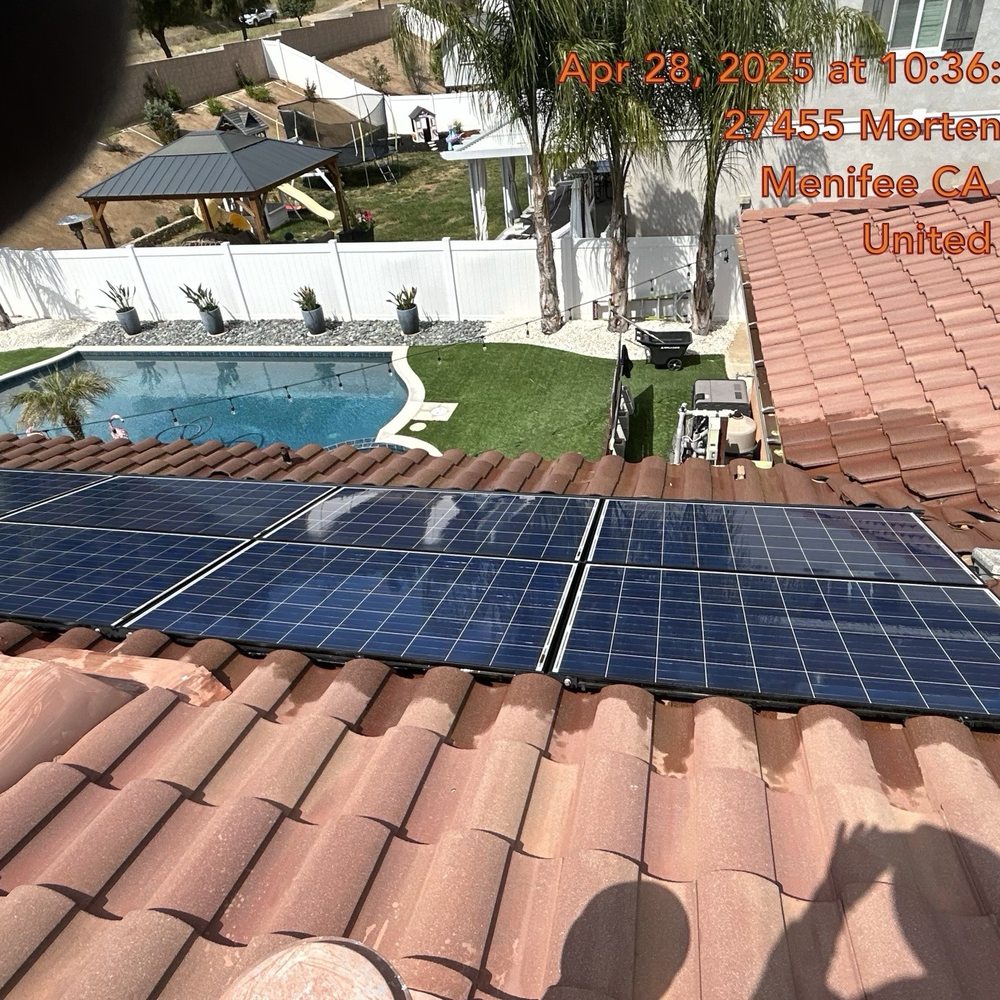 Veteran Solar Panel Cleaning - After - Solar Panel Cleaning Near Me