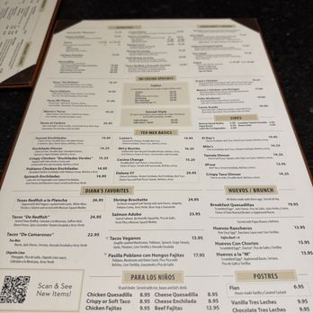 Mi Cocina - Menu - Mexican Near Me - Richardson, Texas
