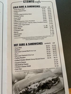 Menu photo 2 Cosmos Cafe Reston, VA