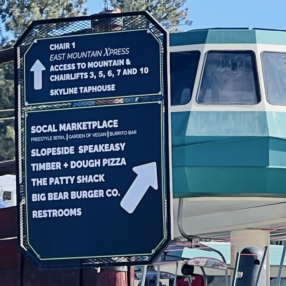 Slopeside Speakeasy - Sign helping you to find the slopeside speakeasy - Speakeasies Near Me - Big Bear Lake, California Slopeside Speakeasy - Sign helping you to find the slopeside speakeasy - Speakeasies Near Me - Big Bear Lake, California