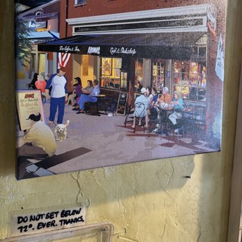 Aromas Coffeehouse & Cafe - Artist painting of this coffee shop - Coffee & Tea Near Me - Williamsburg, Virginia Aromas Coffeehouse & Cafe - Artist painting of this coffee shop - Coffee & Tea Near Me - Williamsburg, Virginia