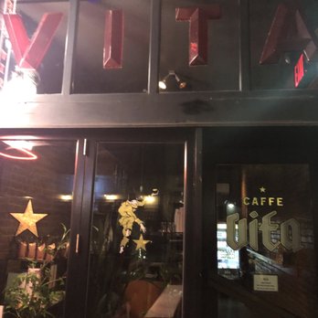 Caffe Vita - Exterior: night. - Coffee & Tea Near Me - New York, New York Caffe Vita - Exterior: night. - Coffee & Tea Near Me - New York, New York