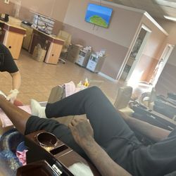 City Nails & Spa - Salon clean my man was comfortable and relaxed