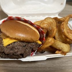 Smack N Smash - Double smash burger with spiral fries