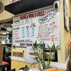 Manila Wok & Grill - Menu 01/2026