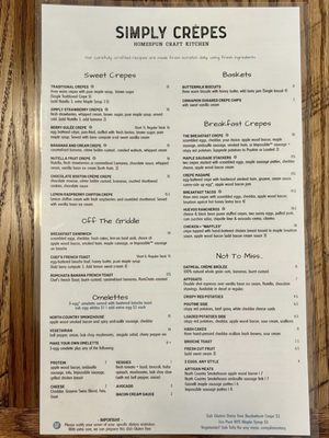 Menu photo 8 Simply Crepes Pittsford Pittsford, NY