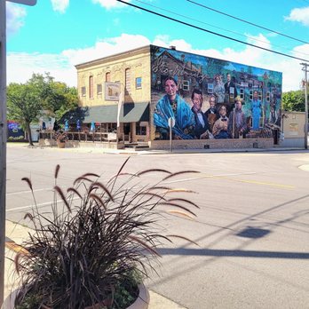 Wild Chicory - Beautiful mural across the street - Home Decor Near Me - Stockbridge, Wisconsin