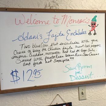 Monroe's Restaurant - July 2018 - New Mexican Cuisine Near Me - Albuquerque, New Mexico