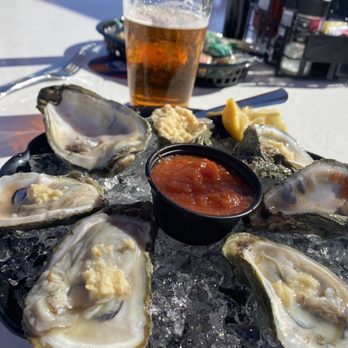 Shrimpers Grill & Raw Bar - Oysters on the half. - Seafood Near Me - Stuart, Florida Shrimpers Grill & Raw Bar - Oysters on the half. - Seafood Near Me - Stuart, Florida