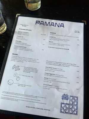 Menu photo 1 Pamana Portland, OR Menu photo 1 Pamana Portland, OR