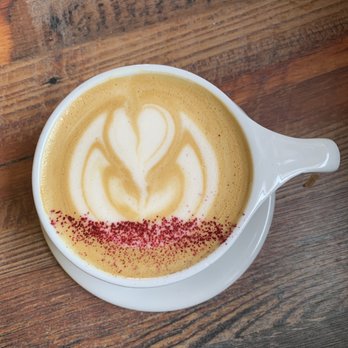 Coat Check Coffee - Ginger latte with Oatmilk - Coffee & Tea Near Me - Indianapolis, Indiana Coat Check Coffee - Ginger latte with Oatmilk - Coffee & Tea Near Me - Indianapolis, Indiana