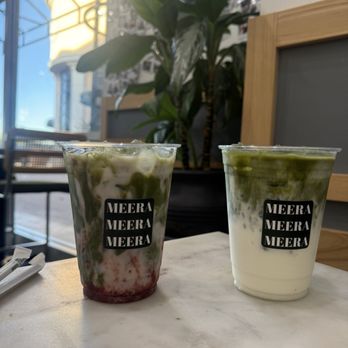 Meera Coffee & Plants - very berry matcha and vanilla matcha lattes! - Creperies Near Me - Simi Valley, California