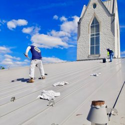 Ploutis Contracting - Why replace a metal roof when you can recoat with the right product.