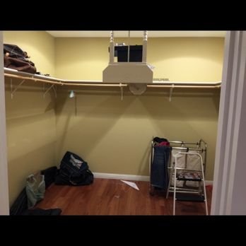 Valet Custom Cabinets & Closets - This is the before of the master closet. - Interior Design Near Me - Campbell, California Valet Custom Cabinets & Closets - This is the before of the master closet. - Interior Design Near Me - Campbell, California