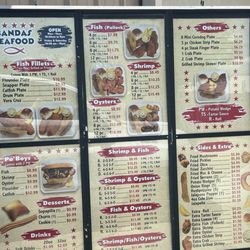 Banda's seafood - Menu and prices
