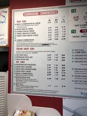 Menu photo 6 Granite's Subs, Wings and Things Carmichael, CA