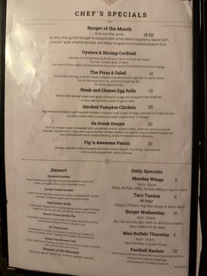 Menu photo 4 The Boynton Restaurant & Spirits Worcester, MA