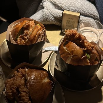 Double Chicken Please - Hot Honey Sandwich - Cocktail Bars Near Me - New York, New York Double Chicken Please - Hot Honey Sandwich - Cocktail Bars Near Me - New York, New York