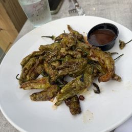 Shishito peppers appetizer Shishito peppers appetizer