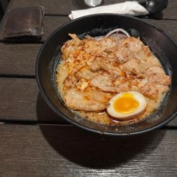 Spicy miso with extra chicken
