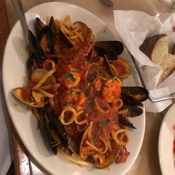 Panza - Linguine Alla Pescatore - Italian Near Me - Boston, Massachusetts Panza - Linguine Alla Pescatore - Italian Near Me - Boston, Massachusetts