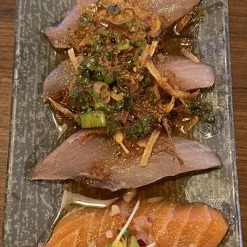 ITs SUSHI Spring Mountain - Sashimi with Salmon, Albacore and Yellowtail - Japanese Near Me - Las Vegas, Nevada ITs SUSHI Spring Mountain - Sashimi with Salmon, Albacore and Yellowtail - Japanese Near Me - Las Vegas, Nevada