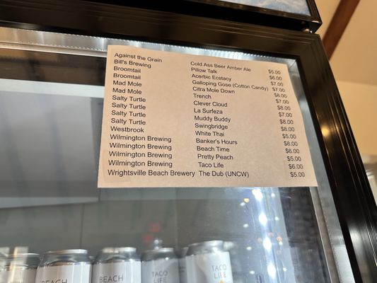 Menu photo 2 The LBC Bottle Shop Hampstead, NC