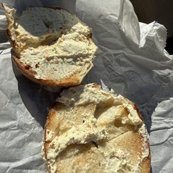 UCBC Upper Crust Bakery & Cafe - Bagel "with cream cheese"
