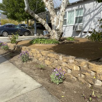 Pro Era Landscaping Inc. - New Retaining wall and water wise garden. - Landscaping Near Me Pro Era Landscaping Inc. - New Retaining wall and water wise garden. - Landscaping Near Me