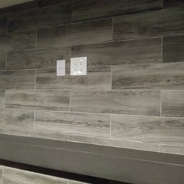 Ready for TV mounting and no wires showing--thank you Add On Electric!