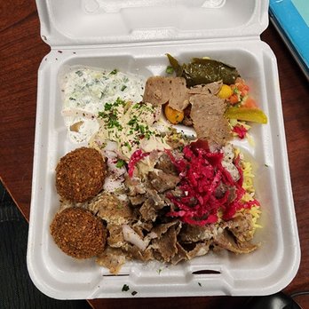 Taste of Jerusalem - My combo plate - Mediterranean Near Me - Fairborn, Ohio Taste of Jerusalem - My combo plate - Mediterranean Near Me - Fairborn, Ohio