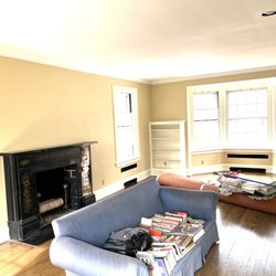 Hoskin Painting - After pic of Grosse Pointe home's historical library