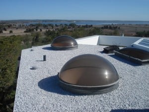 Slide of Metroplex Roof and Fence