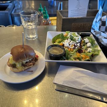 Stray Dog - Vegan Cajun Slider and seasonal salad - New American Near Me - Minneapolis, Minnesota