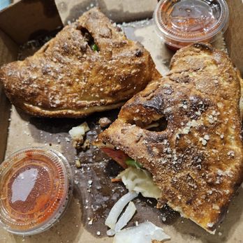 Sanpeggio's Pizza - Calzone looking good on appearance - Pizza Near Me - Trussville, Alabama Sanpeggio's Pizza - Calzone looking good on appearance - Pizza Near Me - Trussville, Alabama