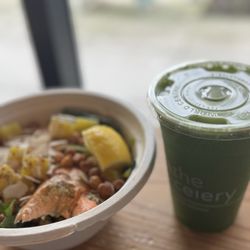 The Celery - Keep it Green Juice Little Salmon Salad