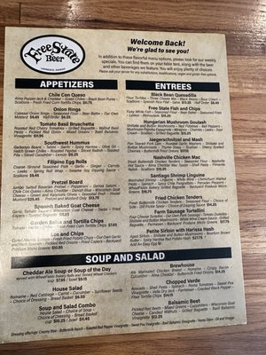 Menu photo 4 Free State Brewing Company Lawrence, KS