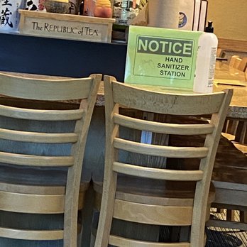 Sushi Sam - Hand sanitizing stations - Japanese Near Me - Southlake, Texas