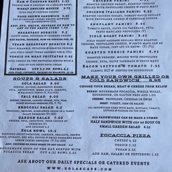 Zola's Cafe - Menu - Coffee & Tea Near Me - Auburn, Washington Zola's Cafe - Menu - Coffee & Tea Near Me - Auburn, Washington