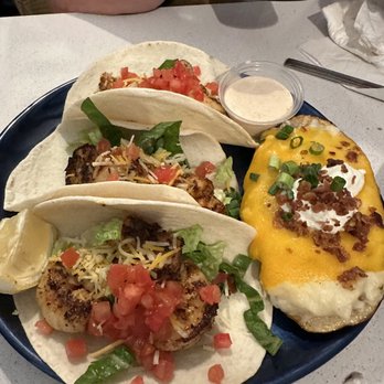 Turtle Shack - Shrimp tacos and twice stuff potatoes - Seafood Near Me - Palm Coast, Florida Turtle Shack - Shrimp tacos and twice stuff potatoes - Seafood Near Me - Palm Coast, Florida