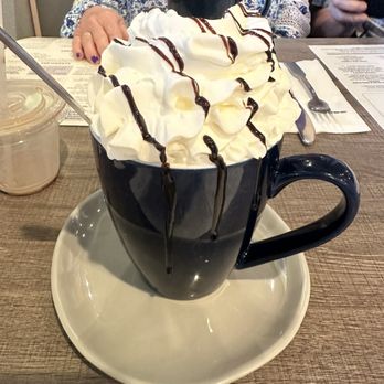 J & M Diner - Mocha Hot Coffee - Breakfast & Brunch Near Me - Framingham, Massachusetts