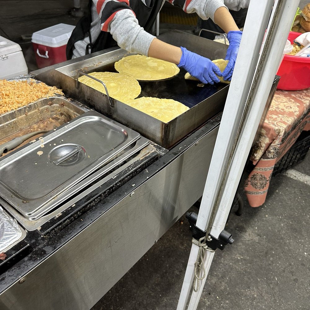 Tacqueria El Primo - a woman making tortillas - Tacos Near Me - San Leandro, California