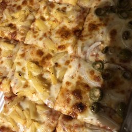 four slices of cheese pizza
