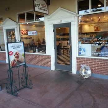 Baja Fresh - Really a bag of trash next to the front door. - Mexican Near Me - Bakersfield, California