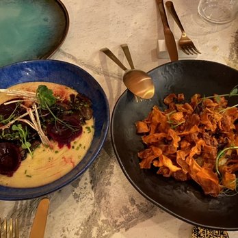 Ö Tascö - Creamy Polenta and "Vitela" (veal with fried carrot chips) - Portuguese Near Me - Porto, 13