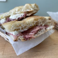 Prosciutto & Mozzarella focaccia
