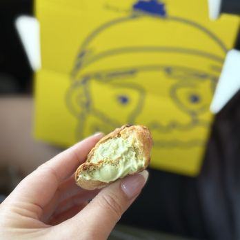 Beard Papa’s - Green tea filling in a mini puff - Bakeries Near Me - Clovis, California Beard Papa’s - Green tea filling in a mini puff - Bakeries Near Me - Clovis, California