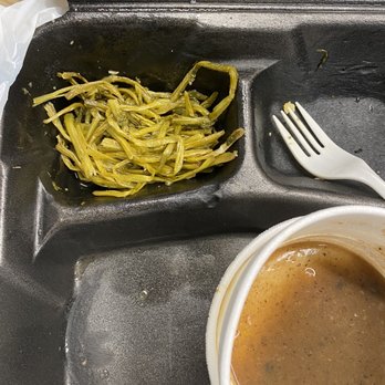 Southern Hands Home Style Cooking - Here are the stems pulled out of my greens. - Southern Near Me - Memphis, Tennessee