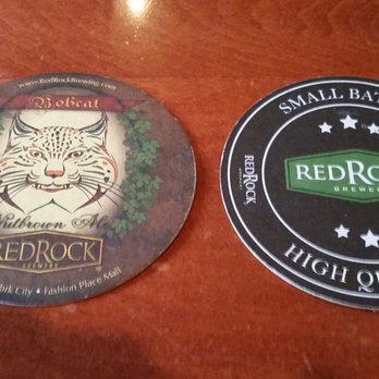 Red Rock Brewery - coasters - American Near Me - Murray, Utah Red Rock Brewery - coasters - American Near Me - Murray, Utah